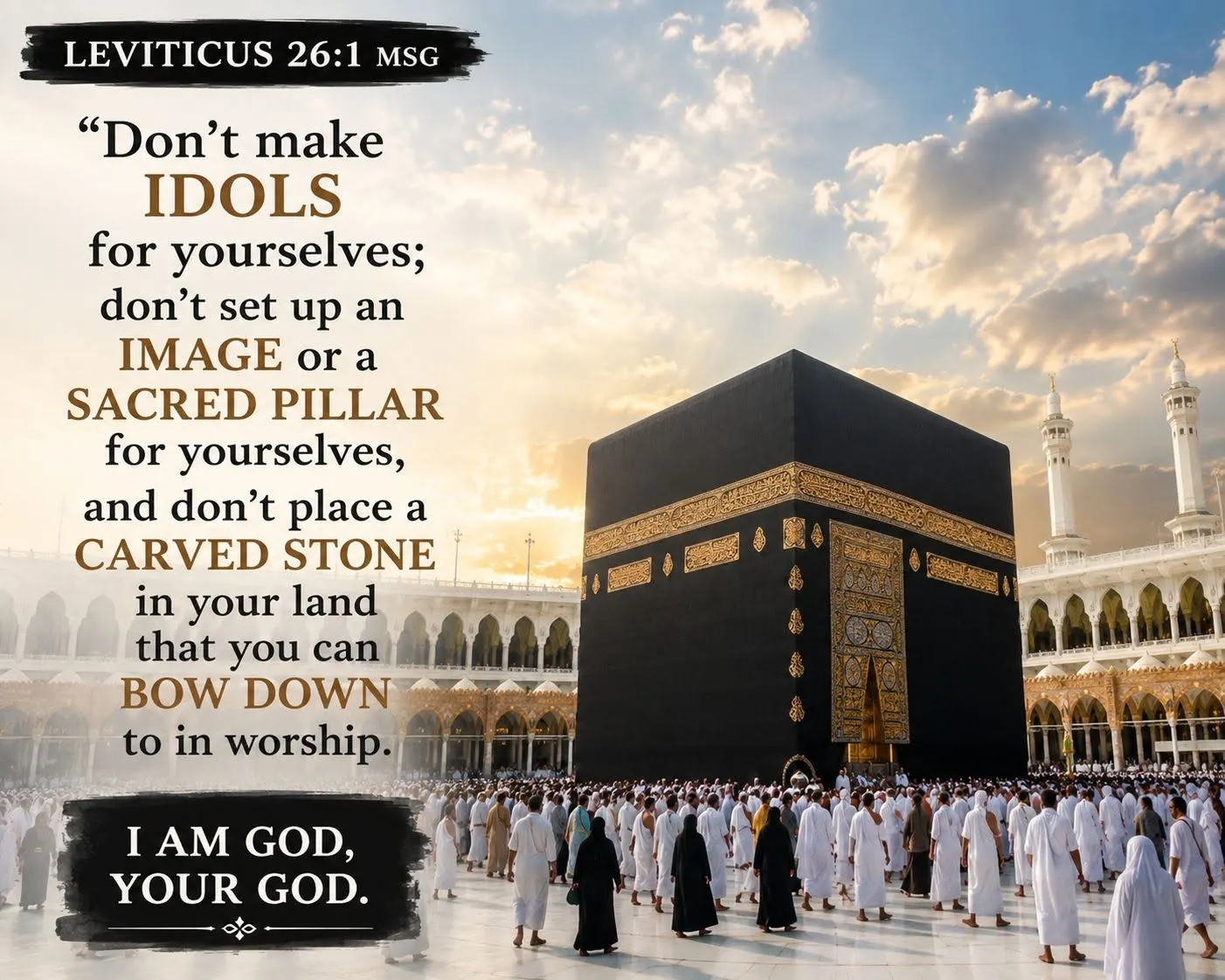 Bow down to Kaaba?